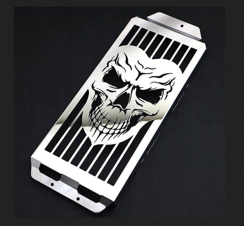 Motorcycle Upgrader Skull Radiator Grill Cover Guard Protector For Honda Honda Shadow Aero 750 VT750C 2004-2019 Spirit VT75C2 Phantom 750 2007-2019 - Image 1